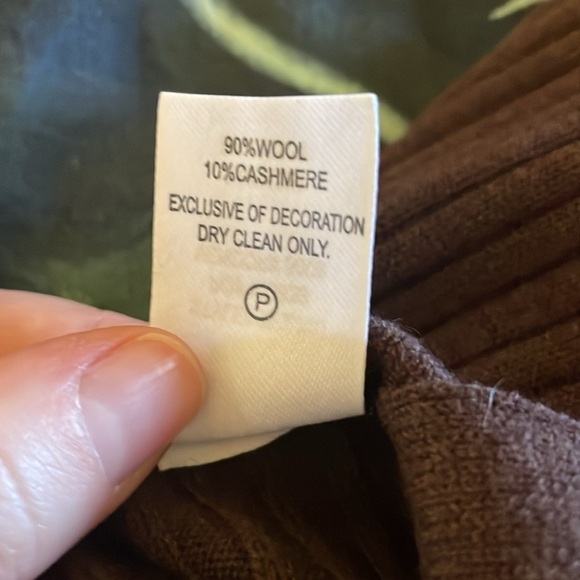 LYR by Splendid Wool Cashmere Blend Romper Ribbed Brown Size Medium - Picture 12 of 12